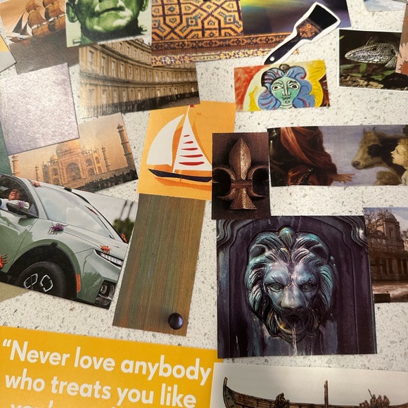 Junk Journal Kit - green&yellow eclectic oddities aesthetic - Picture 10 of 12